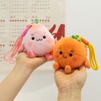 EZBABY Fruitvormige Lange Pluche PP Katoen Durian Pop Superzacht Schattig Unisex Leeftijd 5+ Groothandel Chinees Gemaakt Hangertje