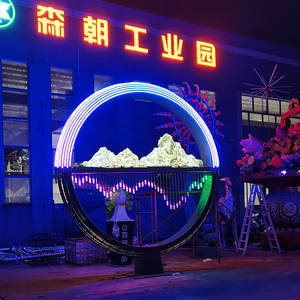 Escultura Decorativa de Acero Inoxidable, Estatua de Metal para Jardín, Diseño Personalizado, Venta Caliente, Senzhao Moderno - Product Image 1