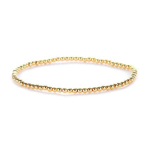 Pulsera Elástica Unisex <span class=keywords><strong>de</strong></span> Moda, Chapada en <span class=keywords><strong>Oro</strong></span> <span class=keywords><strong>de</strong></span> 14K, Kevlar, Accesorio Diario para el Trabajo, Regalo <span class=keywords><strong>de</strong></span> Cumpleaños, Venta al Por Mayor del Fabricante - Product Image 3