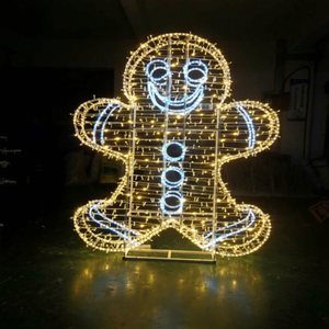 Lumières de Noël personnalisées en 2D pour murs, fenêtres et façades commerciales - Product Image 1