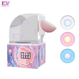 Mini <strong>Cotton</strong> <strong>Candy</strong> Machine Fully Automatic <strong>Sugar</strong> Box Make Unmanned Operation Amusement Park Festival Market - Product Image 1