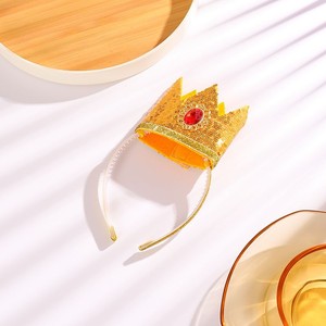Nouveau bandeau couronne princesse <span class=keywords><strong>Brigitte</strong></span> vente chaude décorations Cosplay de fête de vacances pour enfants Stock transfrontalier - Product Image 2