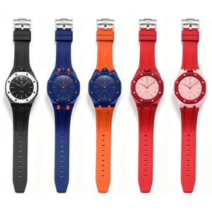 สำหรับ <span class=keywords><strong>Audemars</strong></span> <span class=keywords><strong>Piguet</strong></span> AP & Swatch Royal POP Pocket FKM สายนาฬิกา + ตัวเรือนป้องกันไบโอเซรามิก สายนาฬิกาและสายรัดข้อมือสำรอง - Product Image 2