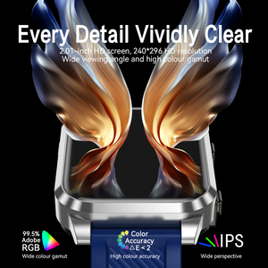 OEM 2025 트렌딩 AIMB-Z20 안드로이드 스마트 손목밴드 이어버드 TWS 2-in-1 음악 플레이어 크로노그래프 심박수 웨어러블 기기 - Product Image 3