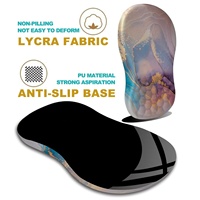 Support de poignet clavier ordinateur tapis de souris pour tapis de bureau tapis de souris en mousse à mémoire ergonomique avec base en polyuréthane antidérapante pour bureau à domicile