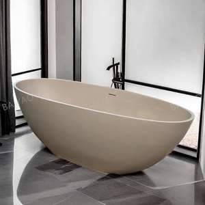 Vente directe <span class=keywords><strong>d</strong></span>'usine, baignoire en pierre artificielle pas chère, baignoire autoportante avec hydromassage, baignoires avec système <span class=keywords><strong>d</strong></span>'évacuation de l'<span class=keywords><strong>eau</strong></span> pour 1 personne - Product Image 4