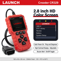 Escáner OBD2 Profesional LAUNCH CR329, Herramienta de Diagnóstico Completa, Modo 6, Sensor de O2, Modo 8, Lectura/Borrado de Códigos para Talleres de Reparación de Automóviles