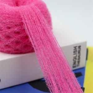 드라이 네트 웨이트 패션 니트 보온 털실 (스웨터/스카프/장갑용, 0.9cm 크리스탈 100% 나일론 페더 니트 얀) - Product Image 3