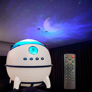 Sáng Tạo Không Gian Mới Viên Nang Sao Chiếu Ánh Sáng RGB Laser Bầu Không Khí Ánh Sáng Ban Đêm USB Nguồn Điện ABS Cảm Biến Chuyển Đổi - Product Image 1