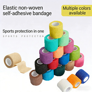 <span class=keywords><strong>Vendas</strong></span> elásticas autoadhesivas impermeables para fútbol, las más vendidas, para soporte de calcetines deportivos - Product Image 2