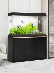 Guangzhou Série Minimaliste Grand Filtre De Fond De Luxe Aquarium Écologique Petit Moyen pour Salon Ménage Fish Tank - Product Image 4