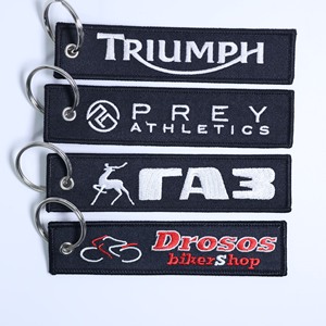 Llaveros Bordados Personalizados para Autos y Motocicletas, Fabricación de Llaveros Promocionales con Logotipo, Anillos para Llaves, Etiquetas para Llaves, Diseño de Logotipo - Product Image 4