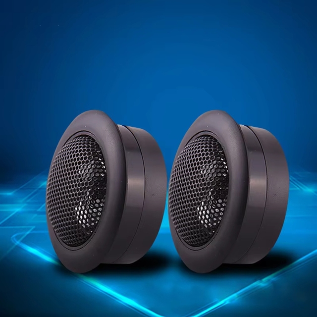 High Power Car Speaker Tweeter Silk Dome s Black 12 Plastic Horn 8 Ohm 1 Inch Para Coche 40W