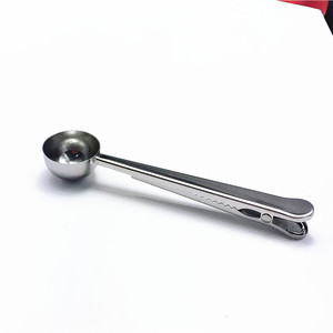 Stainless Steel Coffee <b>Spoon</b> With Clip 15 Ml <b>Measuring</b> <b>Spoon</b> For Milk Powder Convenient Use - Product Image 5
