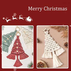 Decorazioni da Parete Boho, Ornamenti Natalizi in Macramè, Regali di <span class=keywords><strong>Natale</strong></span>, Accessori per Decorazioni - Product Image 4