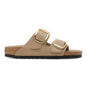 <span class=keywords><strong>Sandali</strong></span> Unisex con Doppia Fibbia, Tomaia in Pelle Oliata, Suola in Sughero, Fondo in EVA, Ciabatte Ortopediche Estive Casual - Product Image 4