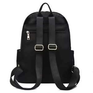Fashionable <b>Ladies</b> Daily Mochilas Travel School Weekend Bag Waterproof Black <b>Backpack</b> for Women - Product Image 3