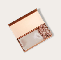 Boîte cadeau de luxe personnalisée, ensemble de taies d'oreiller 100% soie pure avec certification OEKO-TEX, utilisation domestique, livraison directe disponible