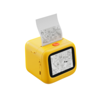 Impresora de Códigos de Barras Inteligente con IA para Niños, Mini Máquina de Impresión Instantánea, 21 Idiomas, para la Creatividad y la Concentración