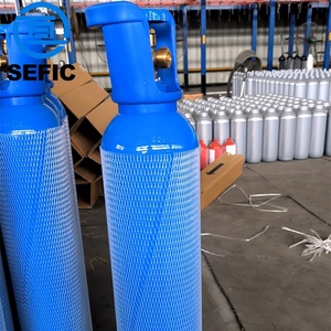 ISO tiêu chuẩn <span class=keywords><strong>10</strong></span> lít 150bar oxygene xe tăng thép y tế Xi lanh khí với chứng nhận - Product Image 2