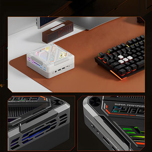 Mini PC AMD R-yzen 7840HS 8845HS Dual LAN 2 * DDR5 Mini computadora de escritorio HD DP Tipo-C Mini PC portátil - Product Image 6