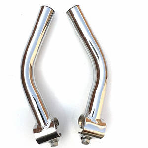 Manillares de Bicicleta Riser Largos de Hierro Negro Brillante Duraderos Sin Material Adicional - Product Image 2