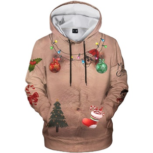 Conjunto de Sudadera con Capucha y Sudadera de Hombre con Estampado Animal Digital 3D Personalizado de Fitspi, Ropa de Moda - Product Image 1