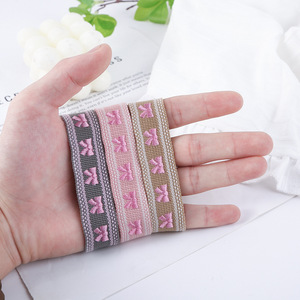 <strong>Wristband</strong> Embroidered Cord European and American Bow Women's Personalized Handmade Woven Tassel Bracelet Original Design - Product Image 3
