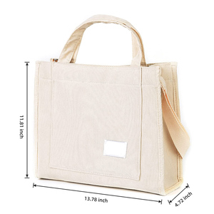 Borsa da viaggio in velluto a coste con tracolla a tracolla Hobo Casual piccola da viaggio personalizzata da donna - Product Image 3