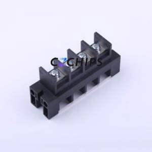 KF57S-21.0-4P Barrier Terminal Block P=21mm Connector ( Barrier Type: With Cover Plate )( Pitch: 21mm )( Construction: 1x4P ) - Product Image 2