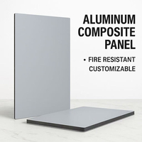 Panneau composite en aluminium décoratif pour la décoration de façade, revêtement mural ACP pour façade extérieure de bâtiment et villa