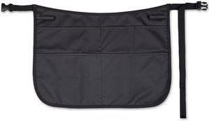 Giá rẻ Salon Mỹ không thấm nước 5 túi chống tẩy nửa eo túi màu đen tạo mẫu tóc tạp dề - Product Image 6