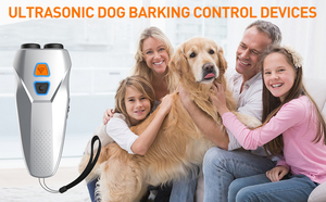 Gran oferta, repelente electrónico para perros, dispositivo de Control antiladridos ultrasónico LED, trabajo de batería, Collar de entrenamiento ultrasónico para perros - Product Image 3