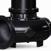 Pompa Air Limbah Submersible WQ200-40-45 6 Inci 40m Head 45KW 60HP 200m3/jam Pompa Sump Air Limbah Industri High Lift