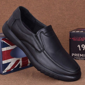 Nuevos Zapatos Formales de Cuero para Hombre, Suela Suave, Transpirables, Sin Cordones, Casuales, para Uso Diario - Product Image 4