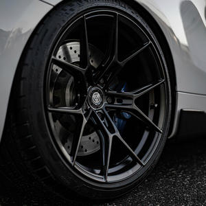 XL 1 peça Matte Preto Monoblock Roda Forjada 5x112 5x114.3 5x120 Rodas Côncavas Profundas Personalizadas para bmw M3 M4 M5 audi A6 A7 - Product Image 2