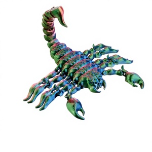 Figurine d'animal réaliste PLA Scorpion 2026 à articulations mobiles, décoration de bureau parfaite, jouet créatif, cadeau, vente en gros - Product Image 4