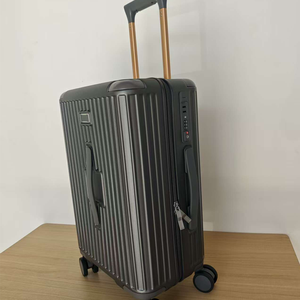 Nouvelle <span class=keywords><strong>valise</strong></span> trolley spinner <span class=keywords><strong>ultra</strong></span>-légère de 20 pouces avec porte-gobelet, en PC épaissi durable, grande capacité, bagage cabine - Product Image 2