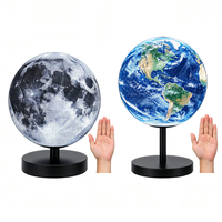 Écran sphérique LED miniature P1.8 à télécommande, affichage numérique rotatif LED avec globe de 30 cm ou 40 cm de diamètre pour exposition