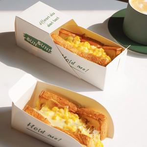 Personalizzabile eco-friendly forno Sandwich Box contenitore <span class=keywords><strong>di</strong></span> qualità alimentare <span class=keywords><strong>cartone</strong></span> imballaggio <span class=keywords><strong>per</strong></span> pane <span class=keywords><strong>e</strong></span> Go negozio <span class=keywords><strong>di</strong></span> materiale <span class=keywords><strong>di</strong></span> <span class=keywords><strong>carta</strong></span> - Product Image 3