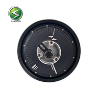 QSMOTOR 10 Inch V3 1200W35H Motor DC Tanpa Sikat Flywheel Konstruksi Magnet Permanen Rem Cakram Tahan Air Sepeda Listrik IE4