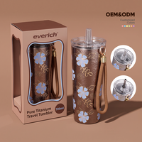 Bouteille d'eau isotherme sous vide en titane pur de 700 ml avec couvercle à vis, personnalisable avec logo, anti-fuite, pour le bureau