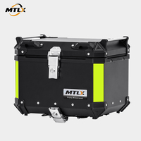 Boîte de rangement arrière pour moto en alliage d'aluminium 45L, étanche IP66, fournie par l'usine locale de Chongqing, pour les commandes d'exportation en gros mondiales