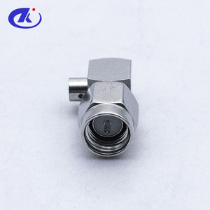 מחבר מסוג SMA זכר בזווית ישרה למיקרוגל RF עבור כבל <span class=keywords><strong>RG405</strong></span> מסוג Crimp - Product Image 2