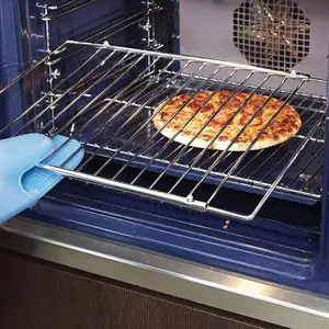 Nouvelle mise à niveau BBQ Grill Net fil en acier inoxydable four à micro-ondes gril grille plateau de cuisson casserole support de refroidissement