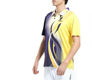 Camiseta Deportiva Transpirable de Secado Rápido para Hombre, Estilo Moderno, Manga Corta, Cuello en V, Sin Cuello - Product Image 3