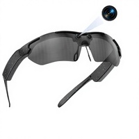 Lunettes de cyclisme intelligentes AI pour hommes, lunettes de sport de plein air, verres polarisés UV400, monture TR90 noire SG01, étui à lunettes