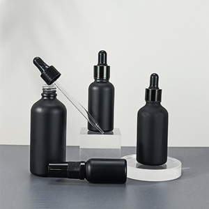 Botella de Vidrio Negro Mate con Gotero de Alta Calidad y Gran Venta, 5ml 10ml 30ml 50ml 100ml, para Envasado de Cosméticos y Cuidado de la Piel - Product Image 6