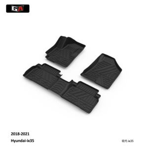 Tappetino Eco 3D TPE di lusso che si adatta perfettamente a <span class=keywords><strong>Hyundai</strong></span> <span class=keywords><strong>IX35</strong></span> copri 2018 2021 alta antiscivolo per auto <span class=keywords><strong>tappetini</strong></span> impermeabili - Product Image 2