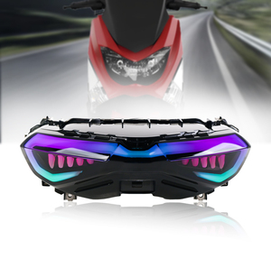 Luz Trasera RGB para Motocicleta con Control por Aplicación y Señales de Giro, Accesorios para <span class=keywords><strong>YAMAHA</strong></span> Nmax <span class=keywords><strong>155</strong></span> V2 <span class=keywords><strong>2020</strong></span> - Product Image 2